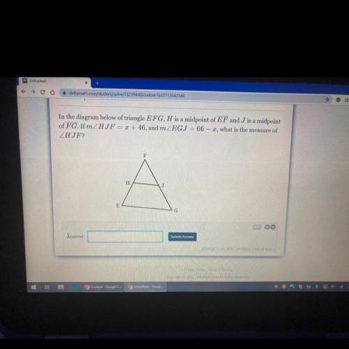 I WILL MARK BRAINLIEST AND GIVE 5 STARS IF CORRECT.

In the diagram below of triangle FGH, J is a