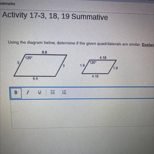 Are these quadrilaterals similar ? And if they are, then why are they similar