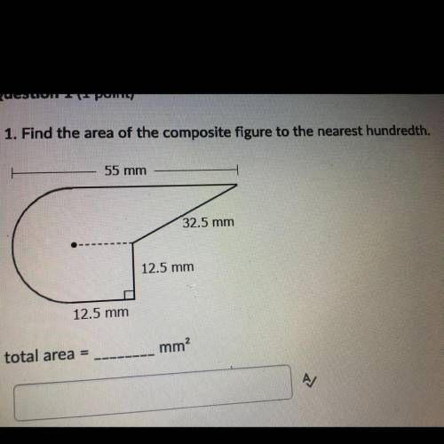 Find the area of the composite figure to the nearest hundredth
i’ll give brainlest !!