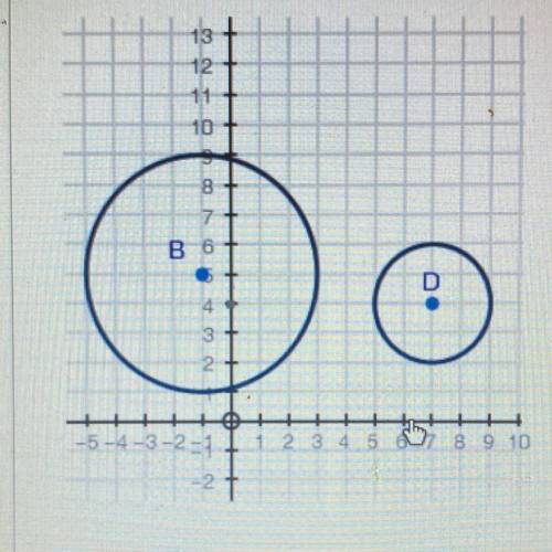 (09.01 HC)
Prove that the two circles shown below are similar. (10 points)