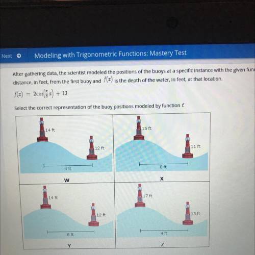 Select the correct answer

A scientist is studying the motion of waves by measuring the distance b