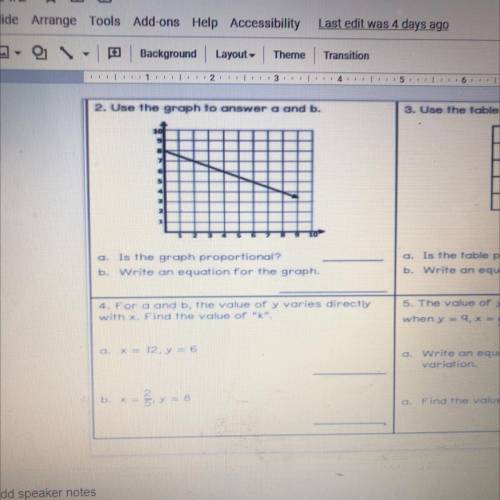 Use the graph to answer a and b PLEASEEE
