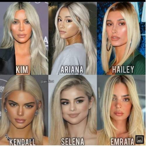 Who looks most beautiful in blond hairs

- Kim ,Ariana , hailey, kendall, Selena or emily Choose a