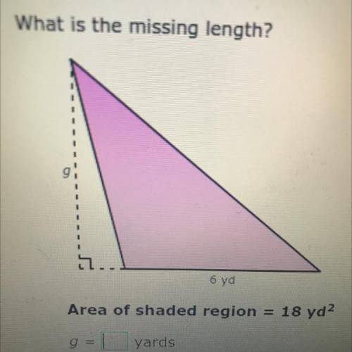 What is the missing length?
