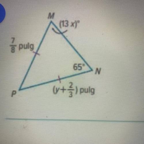 Find the values ​​of x and y in the figures
PLS HELP