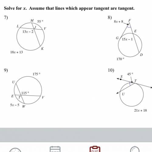 Need answers for 7-10 this is geometry