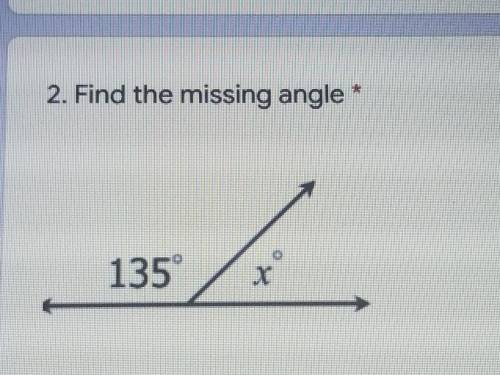 Find the missing angle.