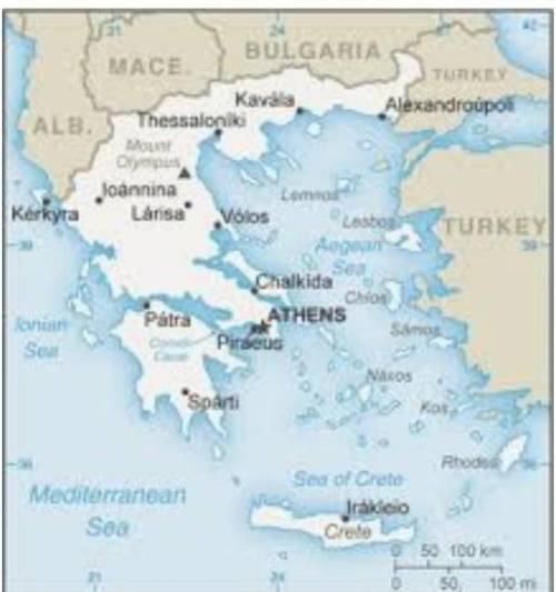 What is geography of ancient greece​