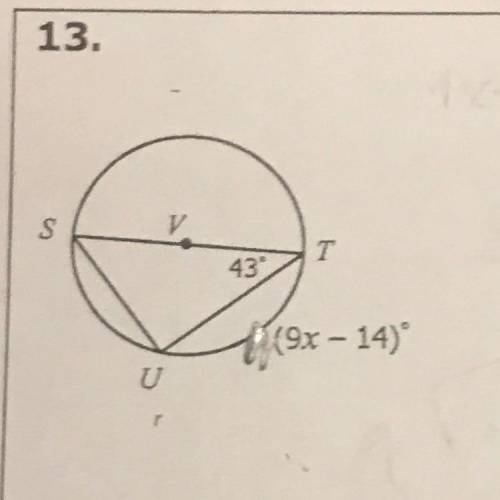 Find the value of x plz :(