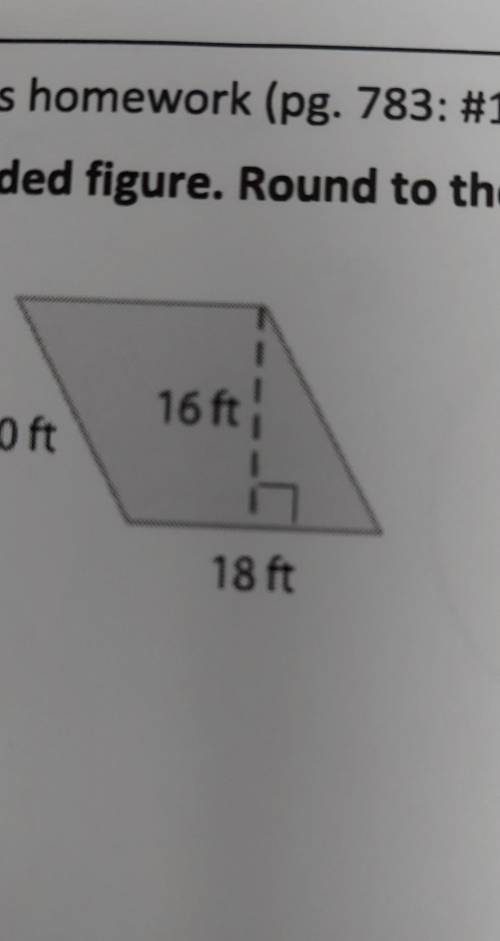 Find the perimeter and area the the shaded figure​