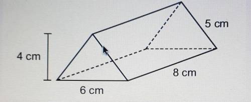I'll give BRAINLEST what is the total surface area of the triangular prism ​
