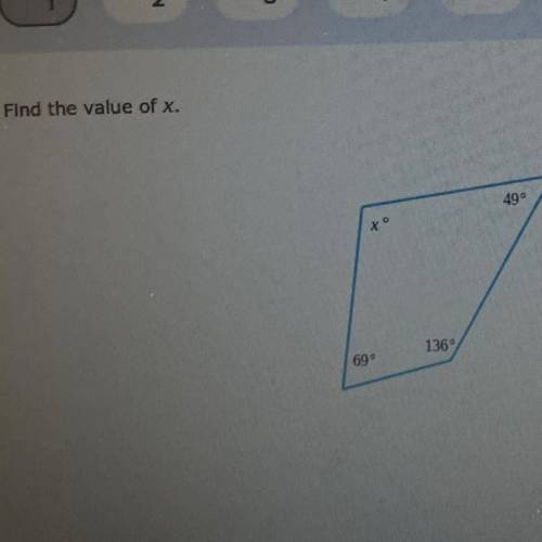 Find the value of x 
help please , i have a 17 in this class .