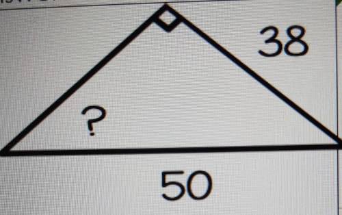 Solve for the missing angle​