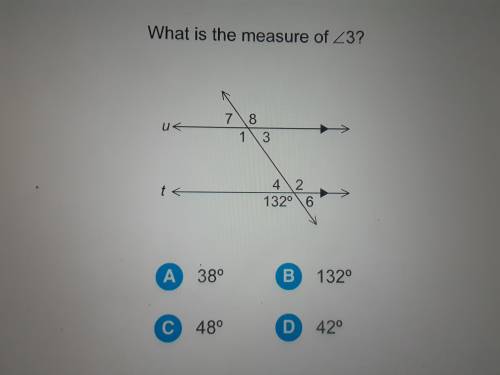 What is the measure of <3