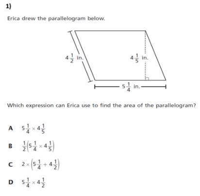Find area of parallelogram plz