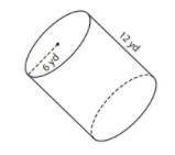 What is the lateral surface area of this cylinder?

A-452.16 sq. yds
B-226.08 sq. yds
C-678.24 sq.