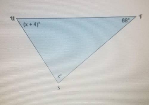 Find the missing angle measurem<s=m<u=​