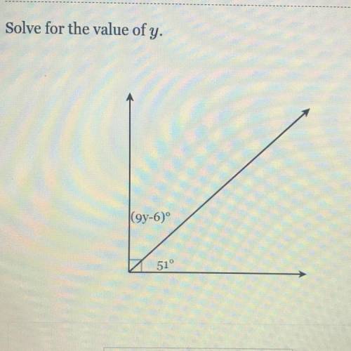 Solve for value of y FOR BRAINLIEST PLEASE :)