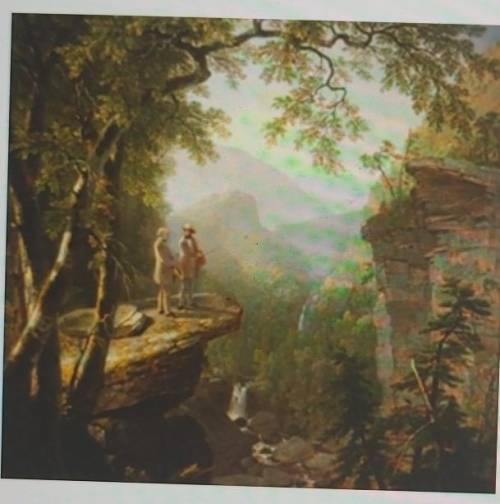 20. Which quality of the Hudson River School art is displayed in this painting? (1 point)

A.a por