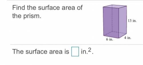 Find the surface area of the prism.
Please help!!