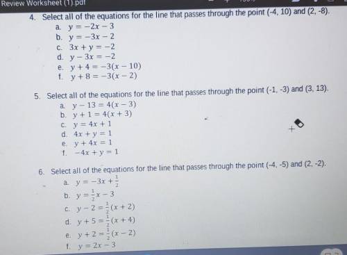 Need help with all 3​