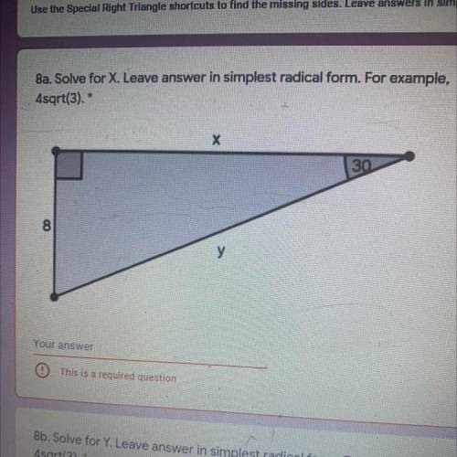 Solve for z leave answer in simplest radical form