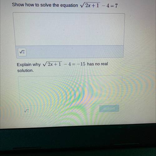 How to solve equation and why it has no real solution