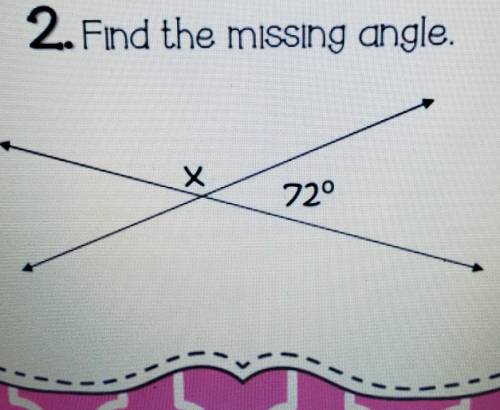 Math\AnglesFind the missing angle​