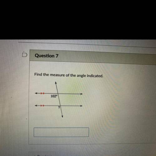 HELP PLS Find the measure of the angle indicated.