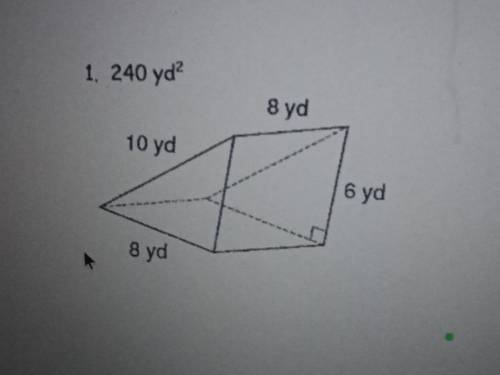 Solve this already know the answer which is 240yd. Please just solve. NO BAD ANSWERS OR LINKS