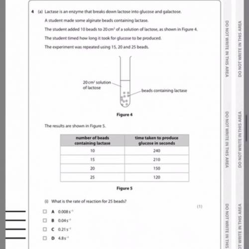 Explain why the same volume of lactose solution was used for each test (3)

Explain the conclusion
