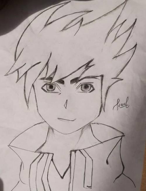 Hey, how's my drawing?don't laugh XD​