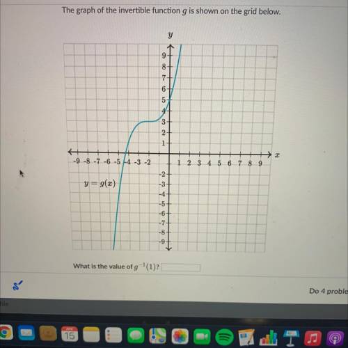 What is the value of g^-1(1)