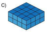 Which right rectangular prism does not have a volume of 36 cubic units?
I think it's C.