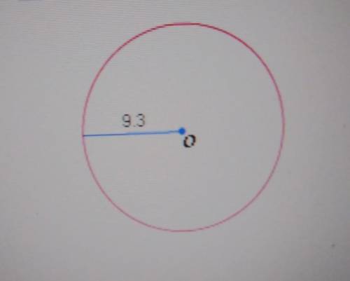 The blue segment below is a radius of oo. What is the length of the diameter of the circle?

A. 4.