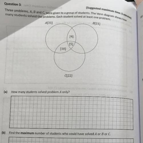 PLEASE HELP BOTH QUESTION A AND B THANK YOU