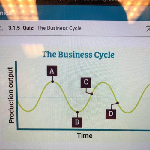 ECONOMICS!!

What does the business cycle shown on this graph suggest about the
condition of the e