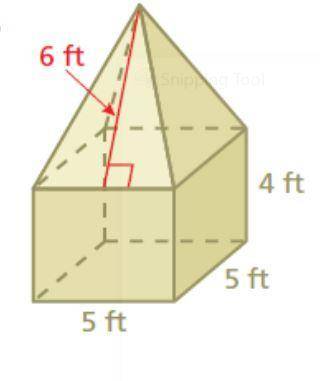 Find the surface area of the composite solid