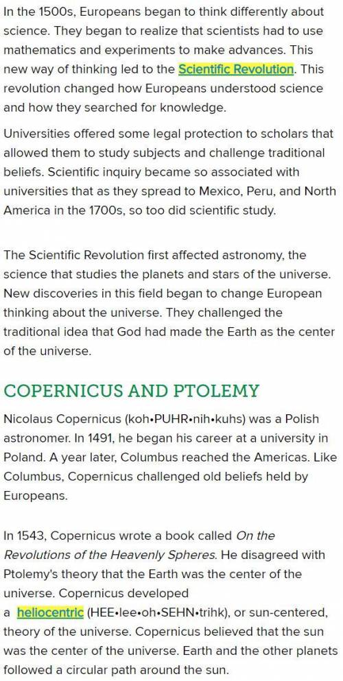 Compare Nicolaus Copernicus with Johannes Kepler. How were they similar? How were they different? C