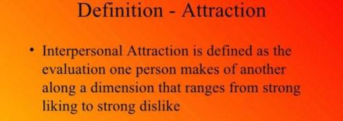 What is meaning of attraction???​