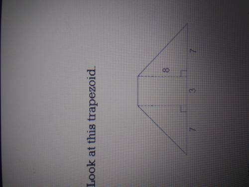 Please help 
What is the area of this trapezoid?