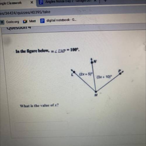 Solve for angle x please help