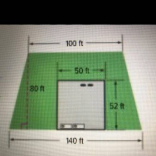 Use the diagram that shows the lawn that surrounds

an office building.
a. What is the area of the