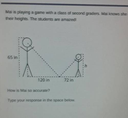 What is the height h of the students h​