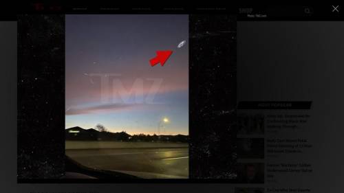 Bru.h so tmz is saying that the pentagon said UFO sighting is real deal then showed this picture.