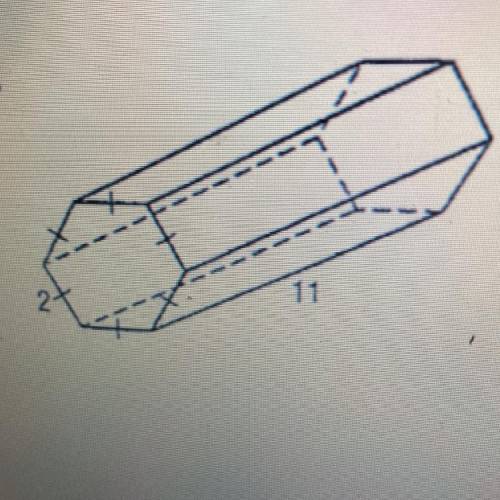 What is the lateral area of this prism?