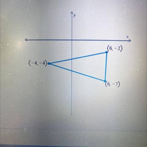 What is the area of the triangle? no links just the answer plz.