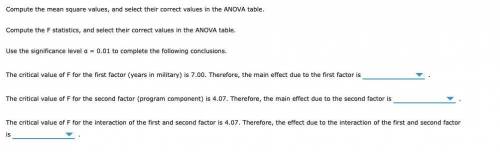 Determining main effects and interactions in a two-way ANOVA