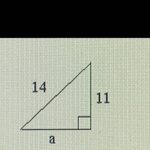 Find the length of the missing side write your answer in simplified radical form