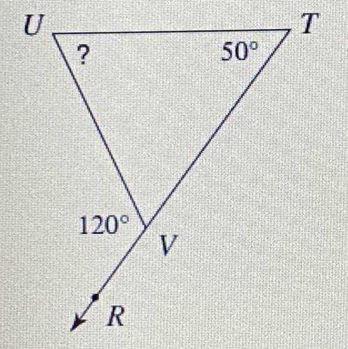 What is the measure, in degrees, of the missing interior angle?

O 70
O 40
O 10
O 170
(pls help)